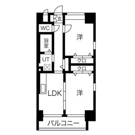 西舞子駅 徒歩8分 5階の物件間取画像